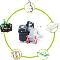 Portable Winch PCW 3000-Li akkus farm csörlő szett (max. 1000kg) (PCW3000-Li-GK)