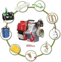Portable Winch PCW 4000 benzines erdészeti csörlő szett (PCW4000FK)