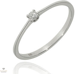 Újvilág Kollekció Fehér arany gyűrű 53-as méret - B47088