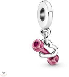 Pandora Súlyzó és szív charm - 799545C01
