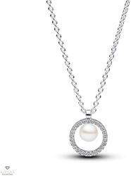 Pandora pavé karikás édesvízi tenyésztett gyöngyös nyaklánc - 393165C01-45