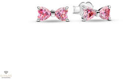 Pandora Szikrázó rózsaszín masni fülbevaló - 293505C01