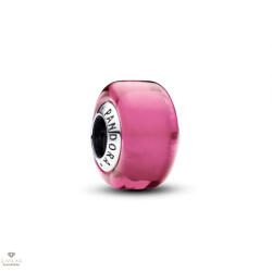 Pandora pink mini muránói üveg charm - 793107C00