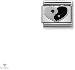 NOMINATION "Yin & Yang szív" charm - 330202-20