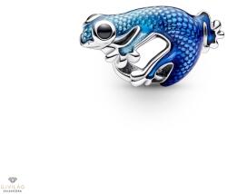 Pandora Metálkék gekkó charm - 792701C01