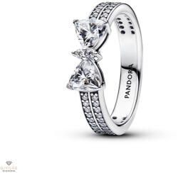 Pandora Szikrázó masni dupla soros gyűrű 56-os méret - 193552C01-56