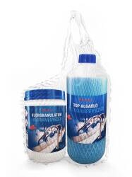 Auchan Kedvenc 2 az1-ben hálós kombi klórtabletta 0, 8 kg / Top algaölő uszodavegyszer 1l