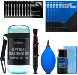 VSGO hordozható optikai tisztító készlet (kék) (VSGODKL15B)
