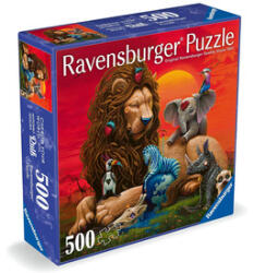 Ravensburger Puzzle 500 db - Oroszlákirály, remény (12001470)
