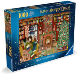 Ravensburger Puzzle 1000 db - Karácsonyi otthon (12001465)