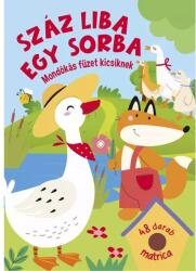 Szalay Könyvek Száz liba egy sorba matricás foglalkoztató (9789636523039) - jateknet