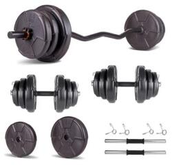 Progressive Set haltera si gantere reglabile PROGRESSIVE 25 KG (ECGZ25)