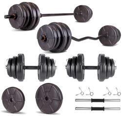 Progressive Set haltera si gantere reglabile PROGRESSIVE 28 KG (ECGZ28)