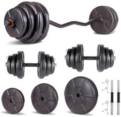 Progressive Set haltera si gantere reglabile baza Z PROGRESSIVE 75 KG (ECGZ75)