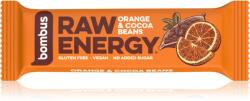 bombus Raw Energy bară de fructe aroma Orange & Cocoa Beans 50 g
