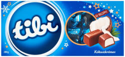 tibi szaloncukor 280g kókuszkrémmel tejcsokoládé