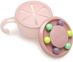 Melii Abacus Snack Container tálka nassolnivaló Pink 200 ml