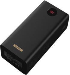 ROMOSS külső akkumulátor, 60000mAh, 22, 5W, 2xUSB, 1xUSB-C, 1xMicroUSB, 1xLightning, QC, PD, LED kijelző, fekete