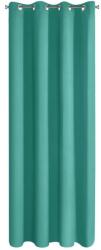 Eurofirany Függöny Eurofirany gyűrűs, poliészter, 135x250 cm, türkiz (350446)