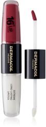 Dermacol 16H Lip Colour дълготрайно червило и гланц за устни цвят 06 Merry Berry 2x4ml
