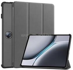 Gigapack Tok álló, bőr hatású (aktív FLIP, oldalra nyíló, TRIFOLD, asztali tartó) SÖTÉTSZÜRKE (GP-161052) (GP-161052)