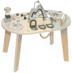 Label Label kisasztal játékokkal, különféle tevékenységekkel, Olive Green