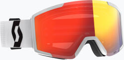 SCOTT Shield síszemüveg mineral white/black/& red chrome