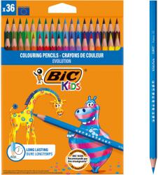 BIC Kids Evolution ECOlutions színes ceruzák, 36 szín (950526)