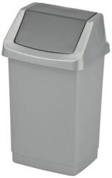 Keter Műanyag szemetes, görbe, 50, 5 x 328, 5 x 26, 5 cm, 25 l, ezüst, 174989 (49704)