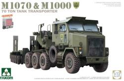 TAKOM 1/72 M1070 & M1000 70 tonnás tank szállító teherautó katonai jármű modell (TAK5021)