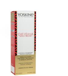 YOSKINE Ránctalanító és sötét karikák elleni krém a szemkörnyékre, Yoskine Geisha Gold Secret, nappali és éjszakai, 15 ml (C188)