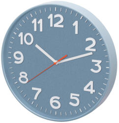 Somogyi Elektronic AWC300BL Fali óra, üveg előlap, kontrasztos, jól leolvasható számlap, 1xAA elem tápellátás, átmérő 300mm (AWC300BL)
