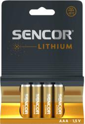 Sencor Lítium elem | SBA FR03 AAA (SBA FR03 4BL AAA Li)
