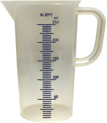 Vitlab Skálázott műanyag mérőpohár 250 ml