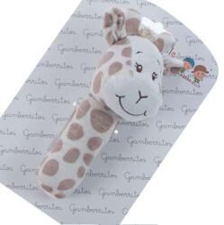 Gamberritos csörgő plüss zsiráf bézs 10778 - babamarket