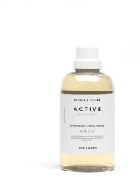 Steamery Koncentrált folyékony mosószer Steamery Stockholm, Active, kifejezetten sportfelszerelésekhez, cédrus és citrus illatú, vegán, színezék nélkül, fehérítő nélkül, újrahasznosított műanyagból készült tar