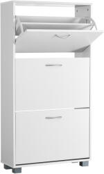 CASARIA Cipős szekrény 115x60x24 cm - fehér (107164)