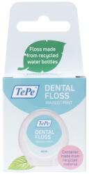 TePe Dental Floss, nyál hatására duzzadó, viaszolt fogselyem menta ízű, 40 m