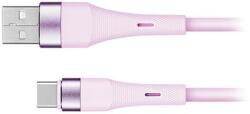 Krüger&Matz Cablu de date KRUGER&MATZ BASIC, USB - USB TYPE C, 1m (Roz) (KM1268-1P)
