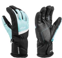 Leki Mia Junior gyerek síkesztyű, black-mineral-grey 6