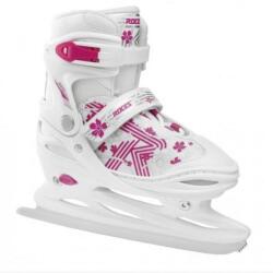 Roces Jokey Ice Girl 3.0 állítható jégkorcsolya, white-fuchsia 38-41