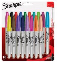Sharpie 18 darab filctoll készlet, Sharpie, vékony hegyű, tarka (1996112)