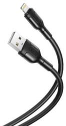XO NB212 kábel USB / Lightning 1M 2.1A fekete (126415)