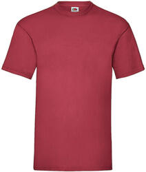 Fruit of the Loom Csomag akciós póló (minimum 5 db) Férfi póló Rövid ujjú Fruit of the Loom Valueweight Tee - L , Heather téglavörös