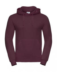 Russell Férfi kapucnis hosszú ujjú pulóver Russell Europe Hooded Sweatshirt XS, Burgundi vörös