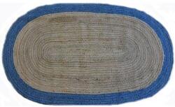 Bakero Szőnyeg Roberta oval 59 natural/blue (120x180 cm) (bain0001128)
