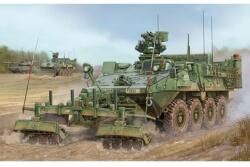 Trumpeter 1/35 M1132 Stryker páncélozott mérnök szállító jármű modell LWMR aknamentesítő adapterrel (TRU01574)