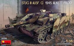 MiniArt Models 1/35 StuG III Ausf. G 1945 önjáró löveg Alkett gyártmány (MI35388)