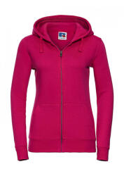 Russell Női kapucnis hosszú ujjú pulóver Russell Europe Ladies' Authentic Zipped Hood M, Fuchsia