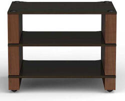 Blokhifi Blok Stax 2G 3 polcos hifi állvány - dió + fekete